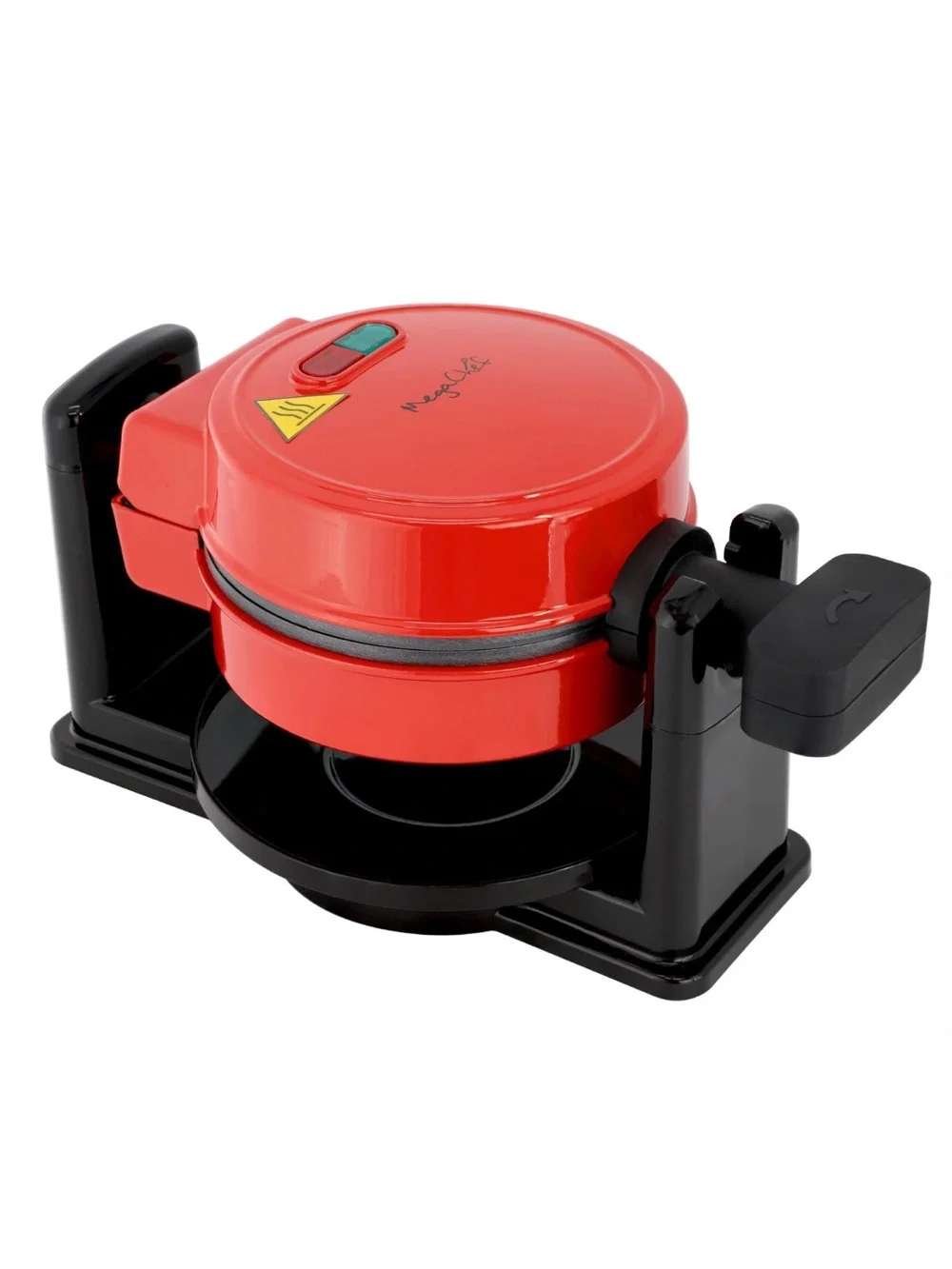 Mega chef Red Compact Electric Mini Waffle Maker